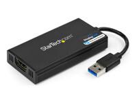 StarTech.com Adaptateur USB 3.0 vers HDMI, 4K 30Hz Ultra HD, certifie DisplayLink, convertisseur d'a