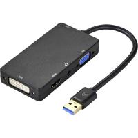 Renkforce Carte graphique externe USB 3.1 (Gen 1) HDMI™, DVI, VGA