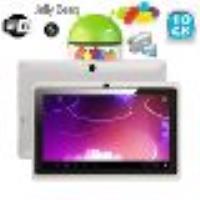 Tablette tactile Android 4.1 Jelly Bean 7 pouces capacitif 10 Go Blanc