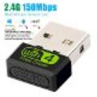 Mini adaptateur WiFi USB 150Mbps, pilote gratuit, Dongle, carte réseau, récepteur Ethernet sans fil,