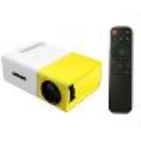 Mini projecteur YG300 LED 1080P portable avec t?l?commande pour smartphone ordinateur portable YG-30