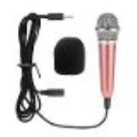 MICROPHONE,GRAY--Microphone stéréo Portable pour Studio, 3.5mm, Mini Microphone Audio pour smartphon