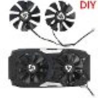 DIY Ventilateurs de refroidissement pour GPU, 2 pièces/lot, remplacement pour PowerColor Red Devil R
