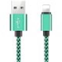 Câble de données USB en nylon pour Apple iPhone, cordon à longueur 100 cm, 2 m, 3 m, charge rapide, 