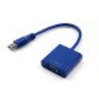 Bleu - USB 3.0 Vers VGA Adaptateur Multi-écrans Convertisseur Vidéo Externe Carte Graphique Portable
