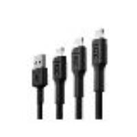 GC Ray LED  SET 3x 30cm 120cm 200cm Lightning Câble Nylon Chargeur Cable pour Apple iPhone 12 11 SE 