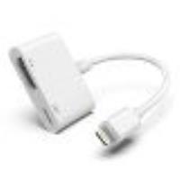 Adaptateur AV numérique Compatible Lightning vers HDMI,pour Apple iPad iPhone X XS Max 11 Pro 12 Min