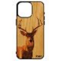 Coque Bois Silicone Iphone 15 Pro Max Cerf Tpu Foret Jolie Nature Gibier Animal Faon Design Brame 25