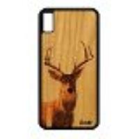 Coque Bois Iphone Xs Max Silicone Cerf Foret Gibier Housse Portable Mobile Biche Jolie Dessin Animau