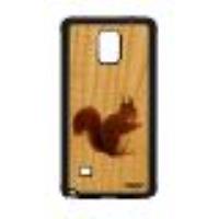 Coque Bois Ecureuil Roux Pour Samsung Galaxy Note 4 Silicone Nature Foret Portable Animal Animaux Or