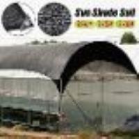 Voile D'ombrage Protection Anti-Uv Solaire Toile Tendue Parasol Jardin Serre 2x6m Fes35858
