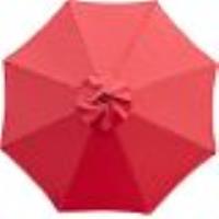 Diamètre 2,0 m * 6 nervures, (rouge), 1 paquet de parapluies de patio parapluie villa maison jardin 
