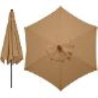 Housses de rechange pour parasol 3 mètres 6 bras Parasol de rechange pour auvent de jardin Housse de