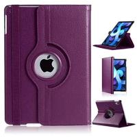 Apple iPad Air 5 M1 2022 housse violette rotative 360 degres - Neuf