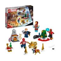 LEGO Marvel 76267 Le Calendrier de l'Avent des Avengers 2023, 24 Cadeaux incluant Captain America, S