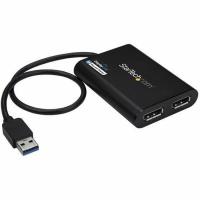 StarTech.com Adaptateur USB 3.0 vers double DisplayPort 4K 60 Hz - Carte graphique externe USB 3.0 v