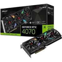 PNY - Carte Graphique - GeForce RTX™ 4070  XLR8 Gaming VERTO EPIC-X RGB™ Overclocked - 12G - Triple 