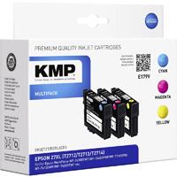 KMP Encre remplace Epson T2715, 27XL compatible pack bundle cyan, magenta, jaune E179V 1627,4005