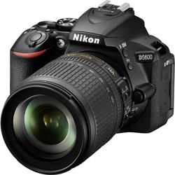 Nikon D5600 Appareil photo reflex numérique avec AF-S DX NIKKOR 18-105 mm VR 24.2 Mill. pixel noir WiFi, vidéo