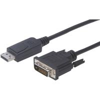 Digitus DVI / DisplayPort Câble de raccordement [1x DisplayPort mâle 1x DVI mâle 24+1 pôles] 2 m noir