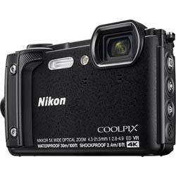 Nikon W300 Appareil photo numérique 16 Mill. pixel Zoom optique: 5 x noir WiFi, étanche, vidéo 4K, GPS, résist