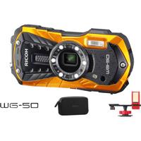 Ricoh WG-50 Caméra sport résistant au gel, Full HD, étanche, résistant aux chocs, mémoire interne, protégé contre la poussière