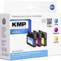 KMP Encre remplace HP 933XL compatible pack bundle cyan, magenta, jaune H105V 1726,4050