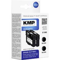 KMP Encre remplace Epson T1801, 18 compatible lot de 2 noir E158D 1622,4821