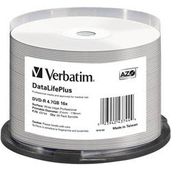 DVD-R Verbatim 43744 50 pc(s) 4.7 Go 120 min imprimable