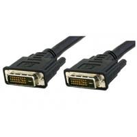 TECHly DVI Câble de raccordement [1x DVI mâle 24+1 pôles 1x DVI mâle 24+1 pôles] 1.8 m noir