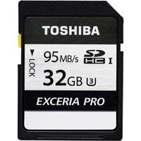 Toshiba Exceria Pro N401 Carte SDHC 32 Go Class 10, UHS-I, UHS-Class 3