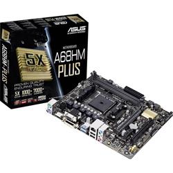 Carte mère Asus A68HM-PLUS Socket AMD FM2+ Format Micro-ATX Chipset de la carte mère AMD A68H