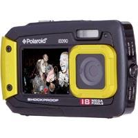 Polaroid IE90 Appareil photo numérique 18 Mill. pixel noir-jaune caméra submersible, protégé contre la poussiè