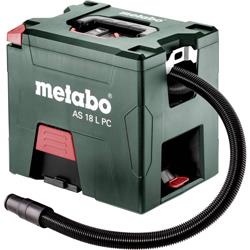 Aspirateur à sec Metabo AS 18 L PC 602021850 set 7.50 l sans batterie, certifié classe de poussière L