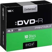 DVD-R Intenso 10 pc(s) 4.7 Go 120 min imprimable