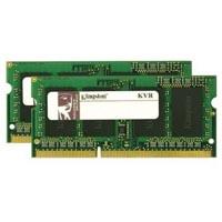 Kit de mémoire vive pour PC portable Kingston KVR13S9S8K2/8 8 Go 2 x 4 Go RAM DDR3 1333 MHz CL9