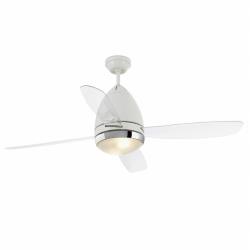 FARO 33389 - Ventilateur de plafond avec lumière blanc faretto 2 ampoules