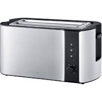 Double toaster à fente large Severin AT 2590 acier inoxydable, noir
