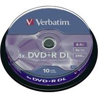 DVD+R DL Verbatim 43666 10 pc(s) 8.5 Go 240 min