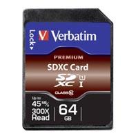 Carte Verbatim SDXC 64Go