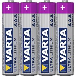 Pile LR03 (AAA) lithium Varta Ultra FR03 1100 mAh 1.5 V 4 pc(s)
