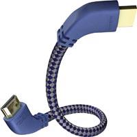 Câble de raccordement Inakustik 0042503 [1x HDMI mâle 1x HDMI mâle] 3 m argent-bleu