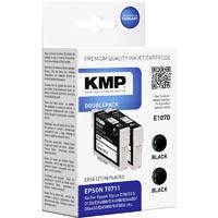 Pack de 2 cartouches dencre compatibles KMP équivalent Epson T071140 noire