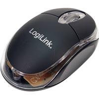 Souris USB optique LogiLink Mini Mouse éclairé noir