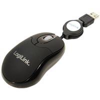 Souris USB optique LogiLink ID0016 entrée de câble noir