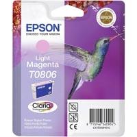 Cartouche dencre Epson T080640 (colibri) magenta clair