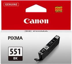 Canon - Cartouche d'encre Noire CLI-551 BK