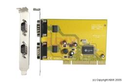 Carte Contrôleur - GENERIQUE - Carte PCI 2 port série RS232 - Chipset SUNIX