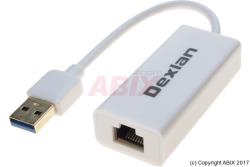 Carte réseau - DEXLAN - Adaptateur USB 3.0 réseau - 317604