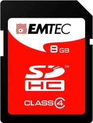 Cartes mémoire EMTEC SDHC 8GB Class4 Silver